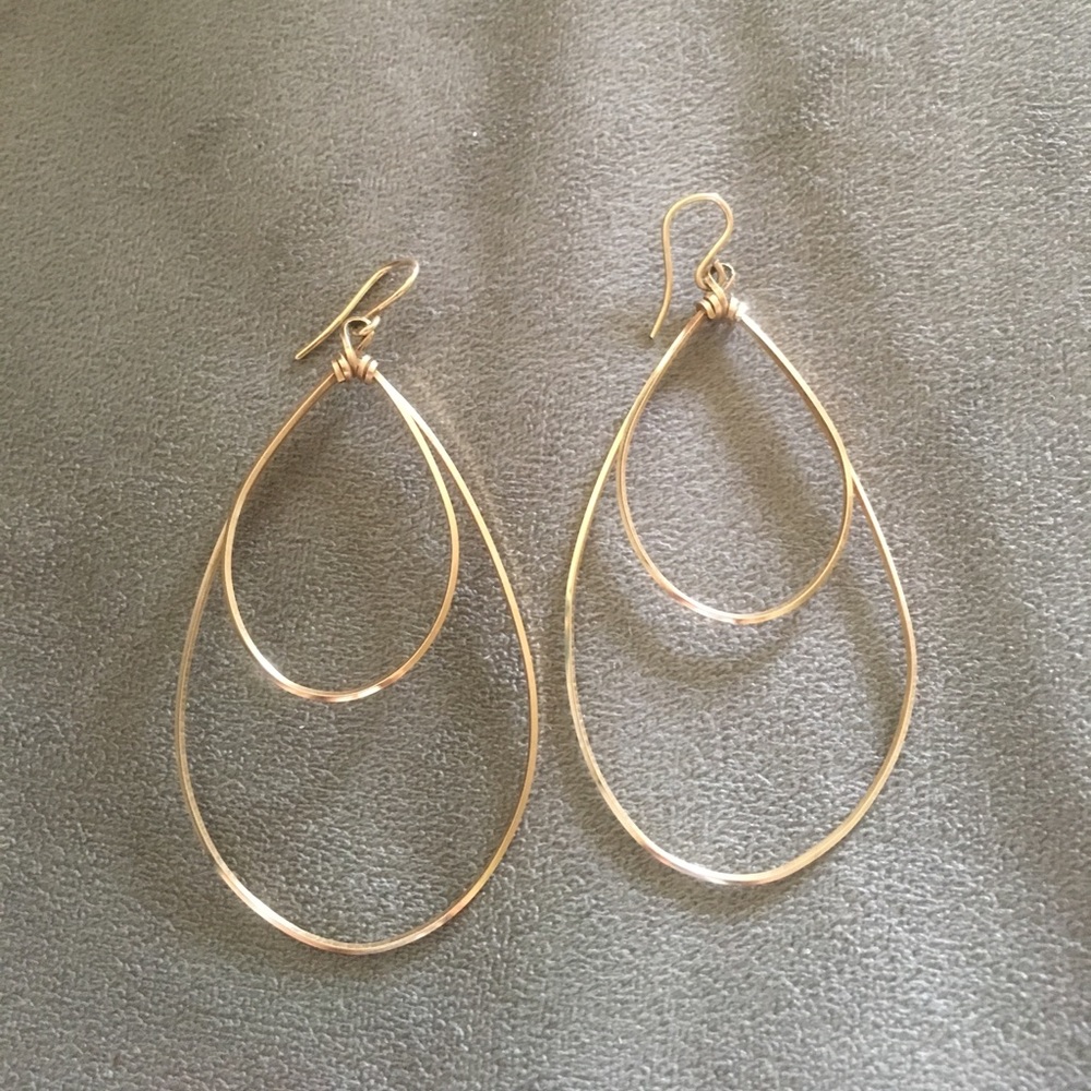Viv & Ingrid Gold Earrings 2.5"