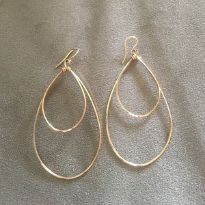 Viv & Ingrid Gold Earrings 2.5"
