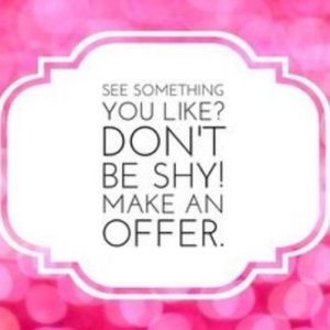 Prices are negotiable!