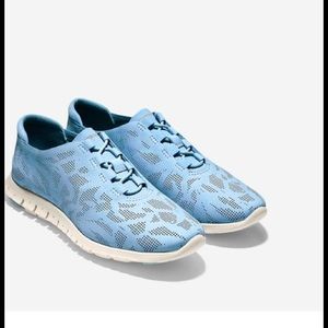 Women's ZERØGRAND Perforated Trainer Dusk Blue 9