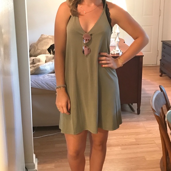 ❌sold!❌ NWT Green Cami Dress - Picture 4 of 4