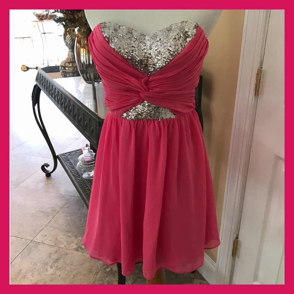 🎀Pink Sequined Party Dress🎀