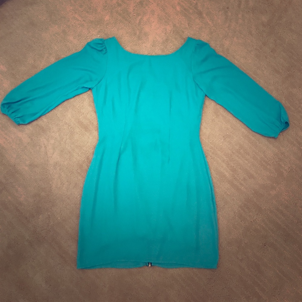 Zip up back dress