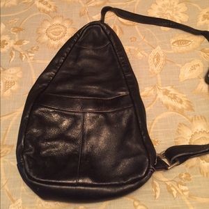 Leather healthy back bag