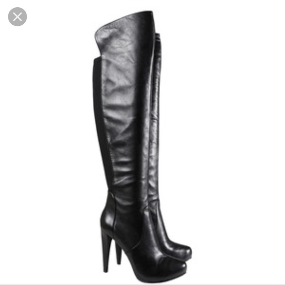 Nine West Chris Cross- Over the knee boots