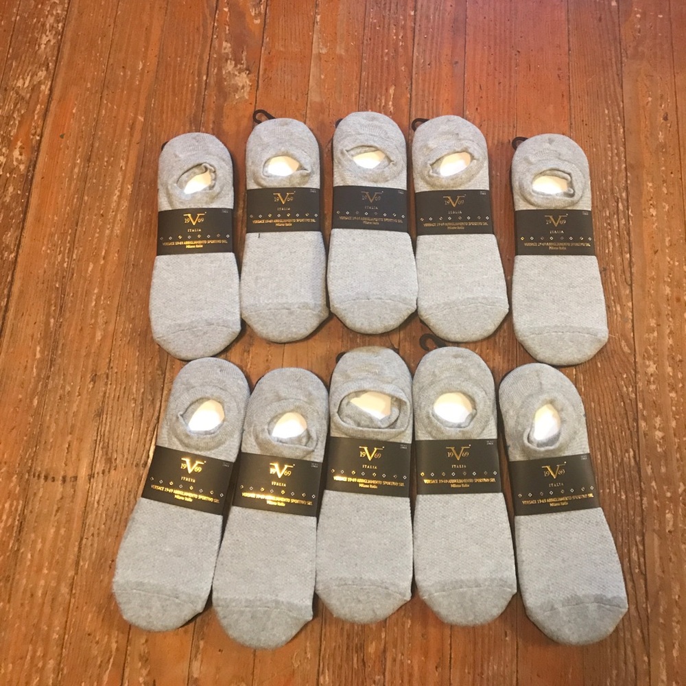 SOLD!!!!!!20pairs Men's Versace no show socks
