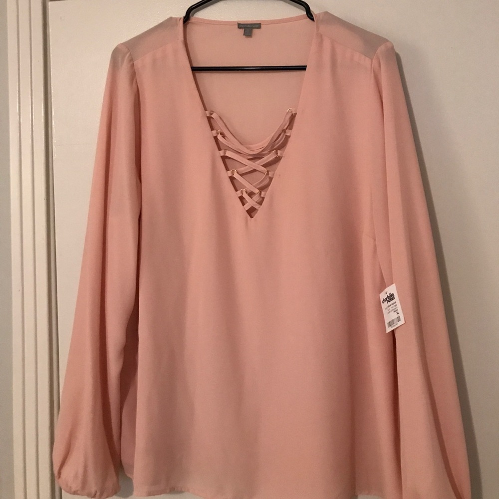 Blush Laced Blouse