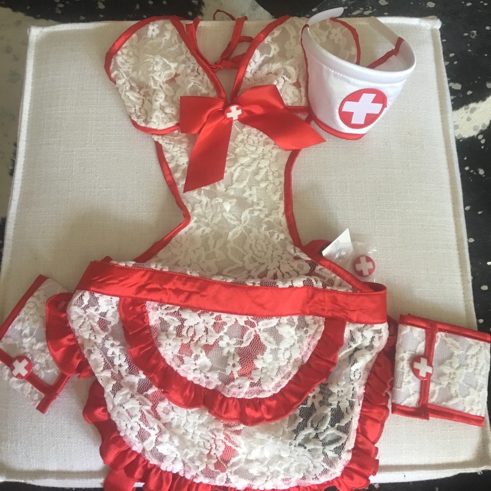Fredericks of Hollywood Nurse lingerie