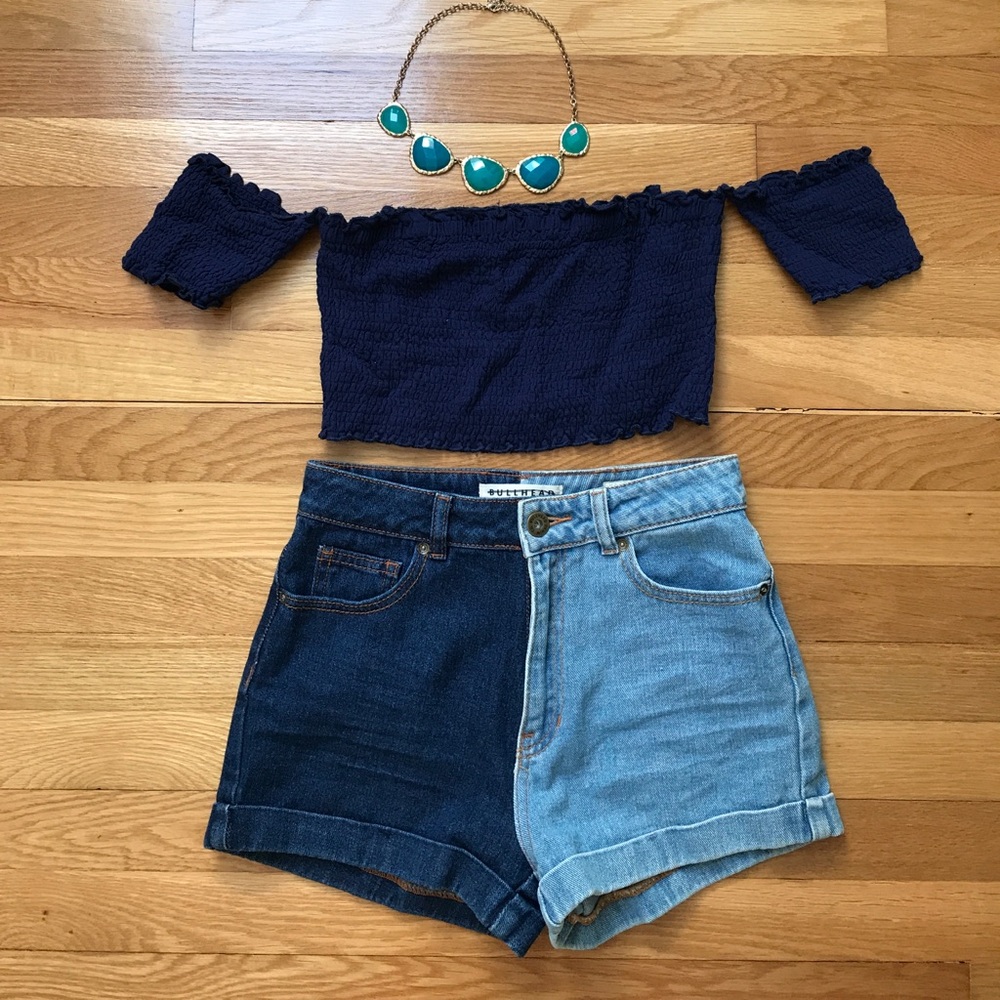 High rise jean shorts Size 3