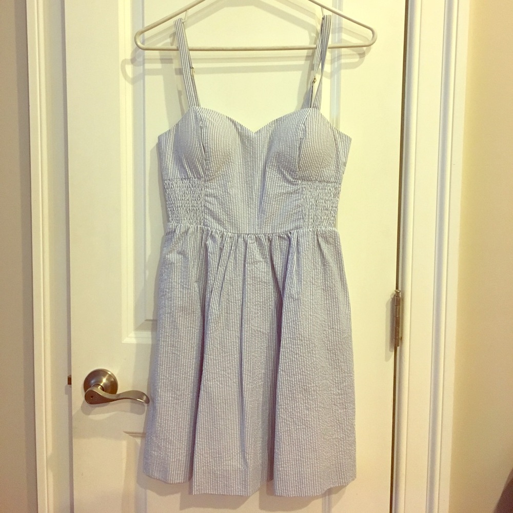 Blue lily dress
