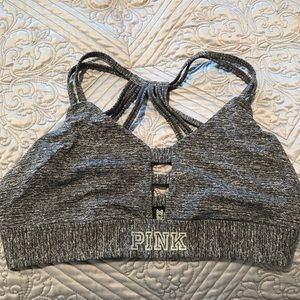 Pink Victoria's Secret sports bra
