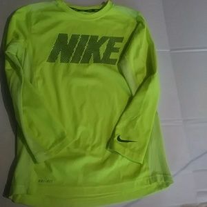 Child's Nike dri fit long sleeve shirt