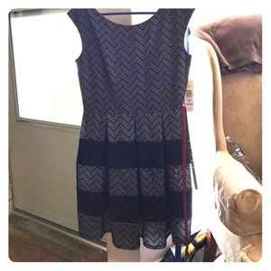 Black and white dress