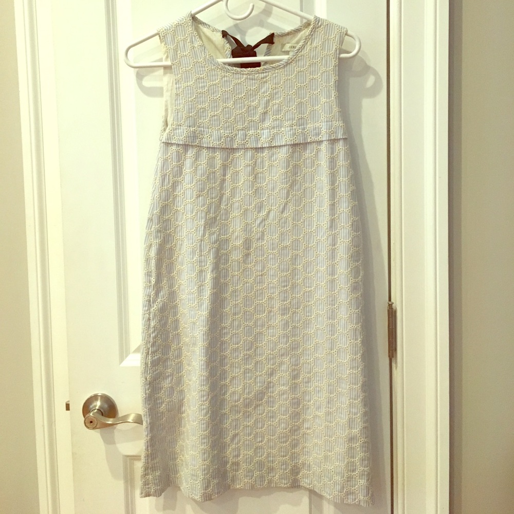 Blue j crew dress
