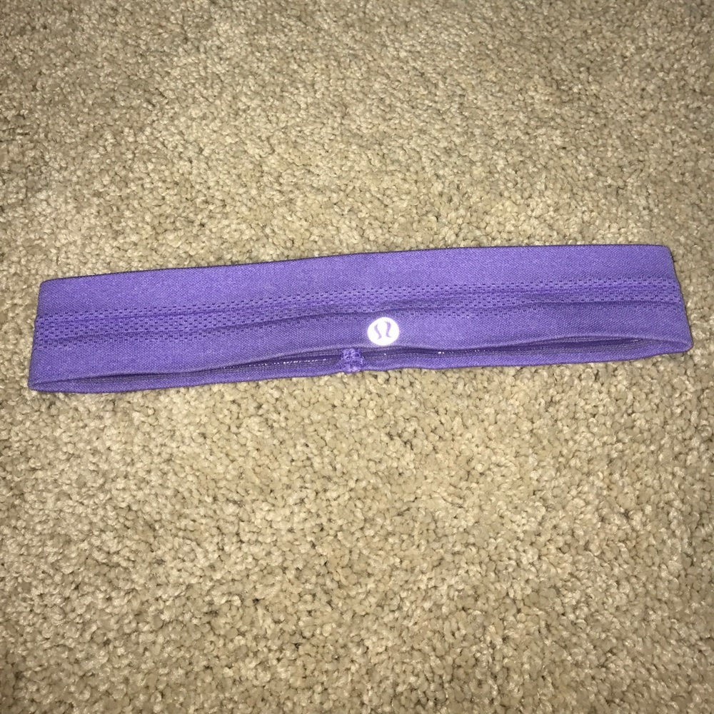 Purple lululemon headband