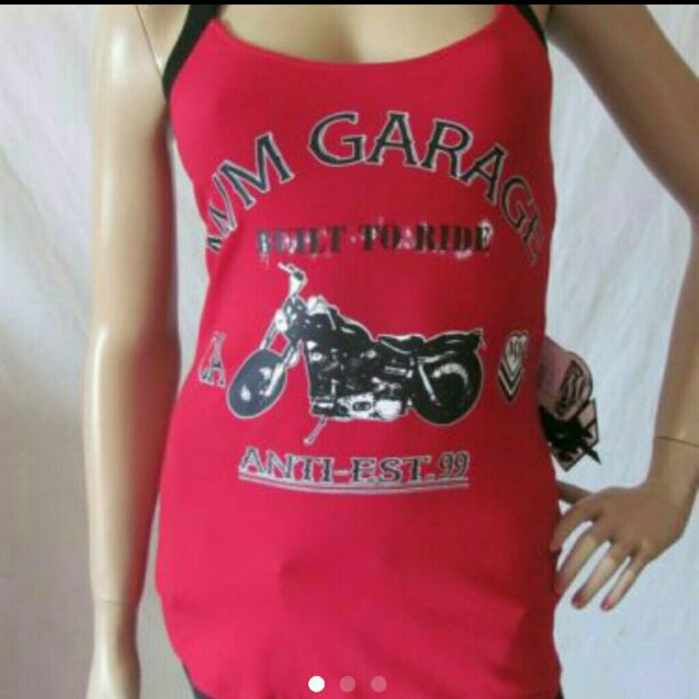 NWT Metal Mulisha halter tank top tee shirt - Picture 1 of 3
