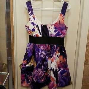 [REDUCED] Abstract splatter cocktail dress