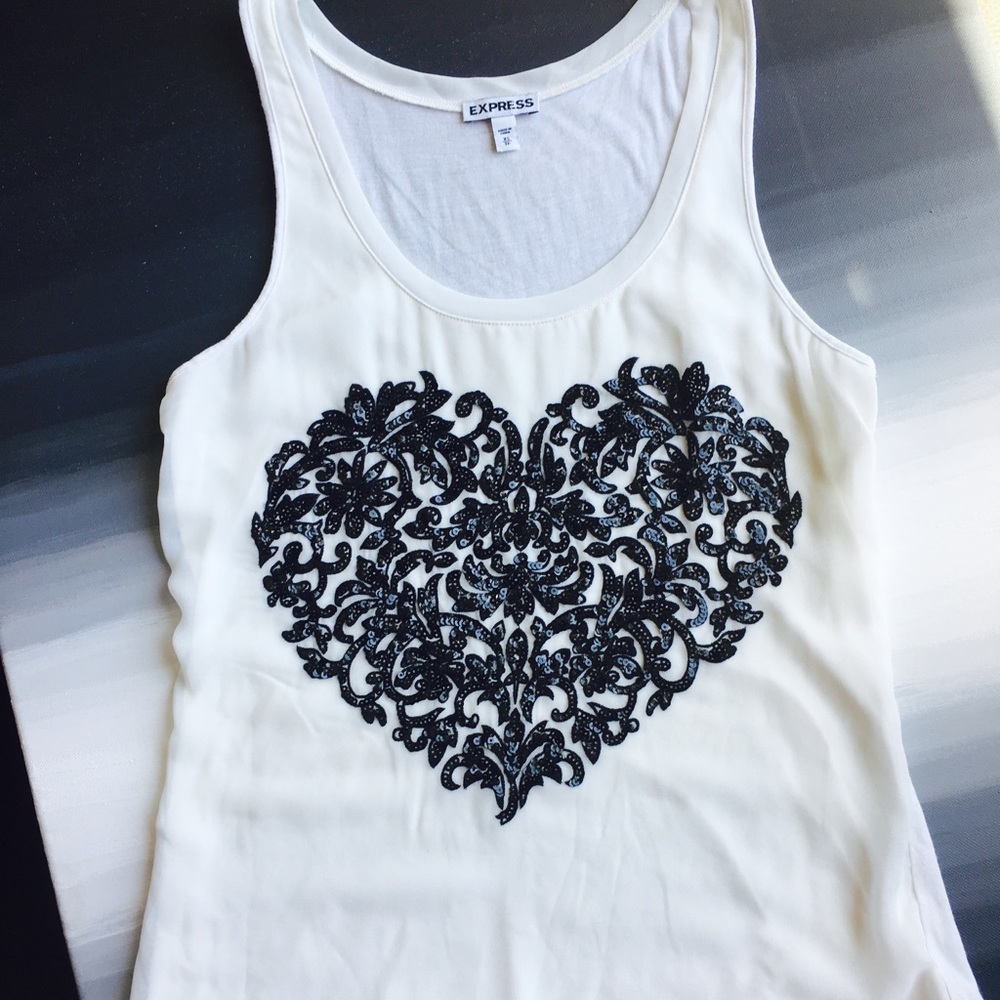 Express chiffon tank