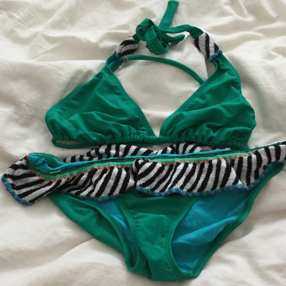 Green bikini