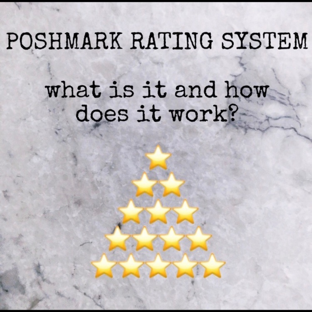⭐️Understanding the Poshmark rating system⭐️