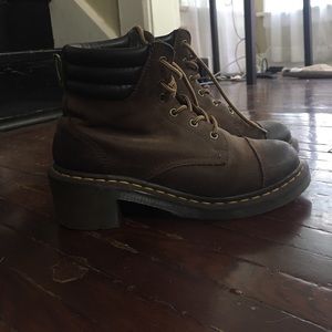 Heeled Dr. Martens