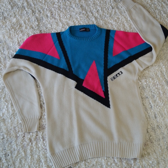 Head Sportswear Sweaters - HEAD Sportswear Retro Vintage Sweater SZ LG