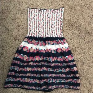 Delias romper, floral and starpless