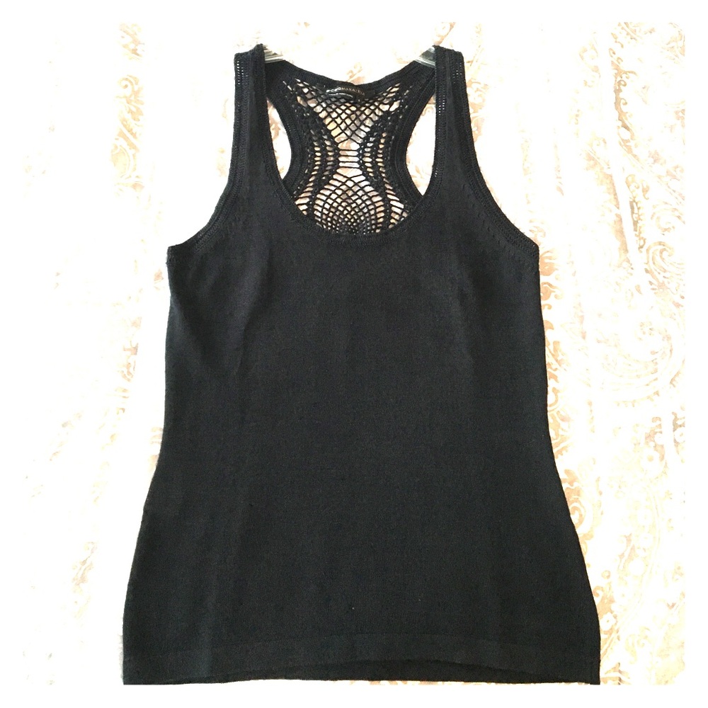 ⚡️PriceDrop⚡️🆕BCBG crochet racer back knit tank