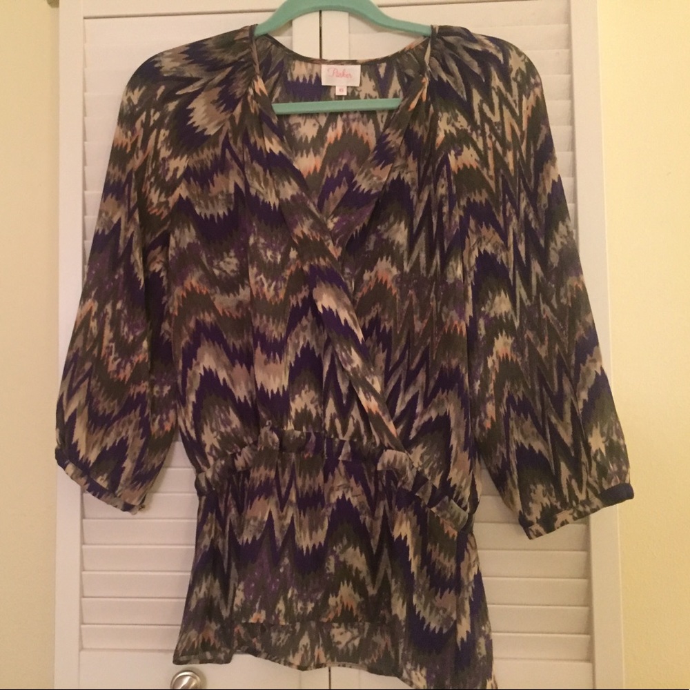 Colorful blouse for a night out