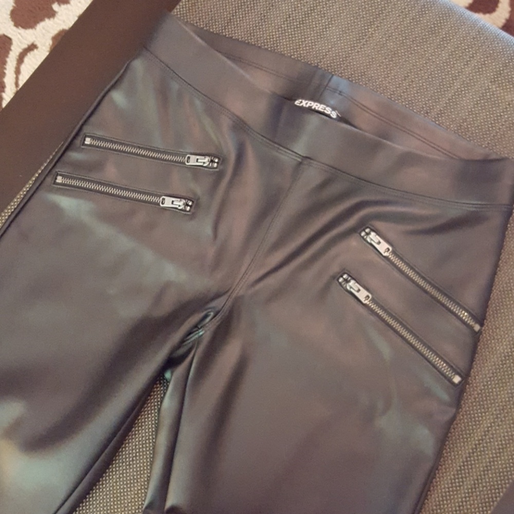 Express faux leather pant