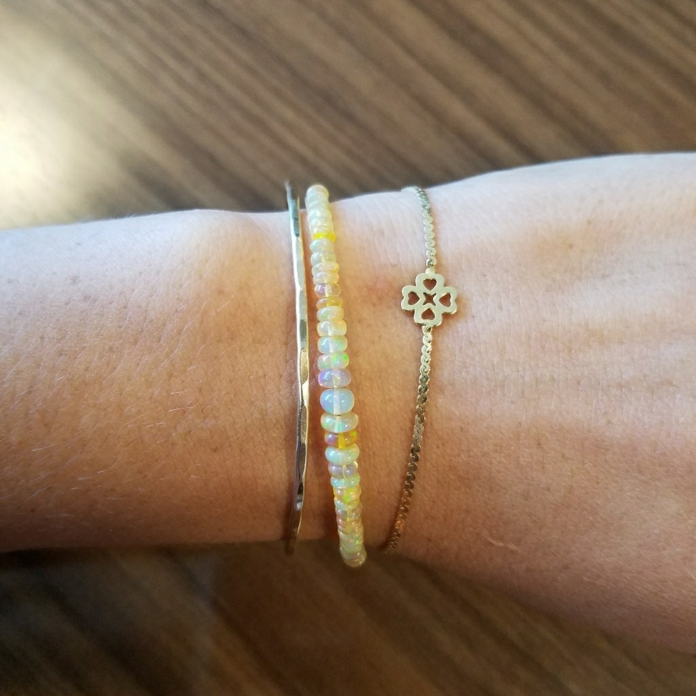 Ethiopian Fire Opal bracelet
