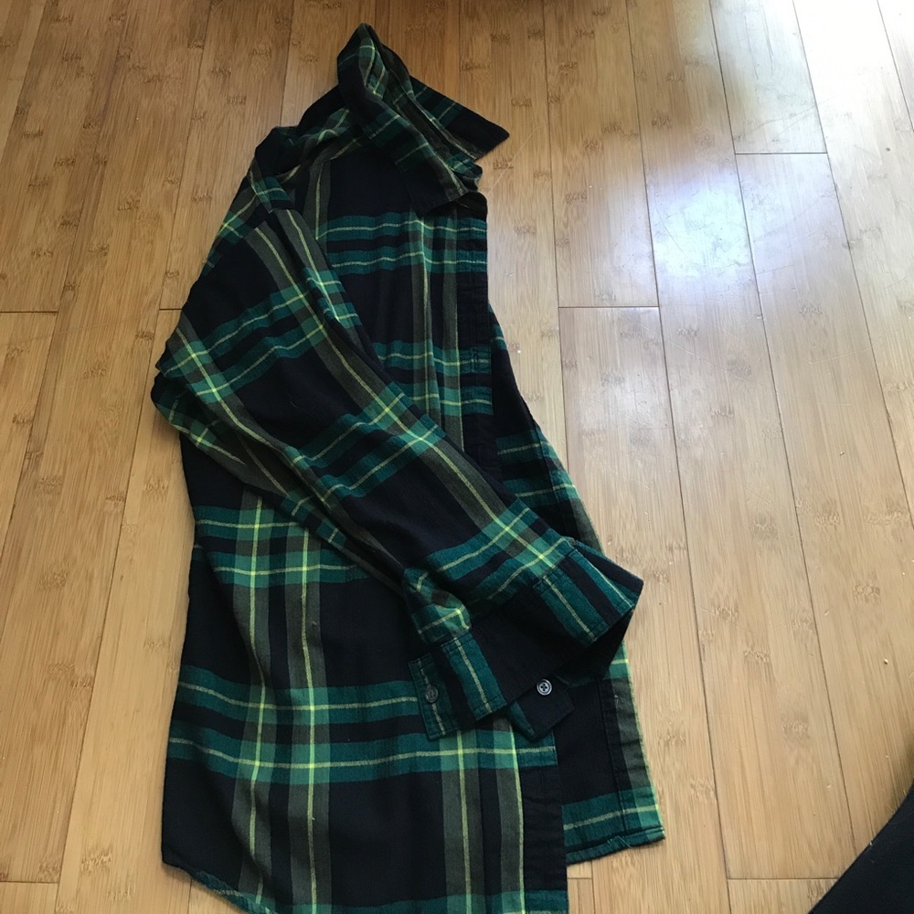 Plaid button down