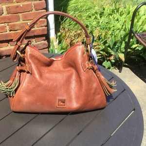 Authentic Dooney & Bourke Leather Shoulder Bag