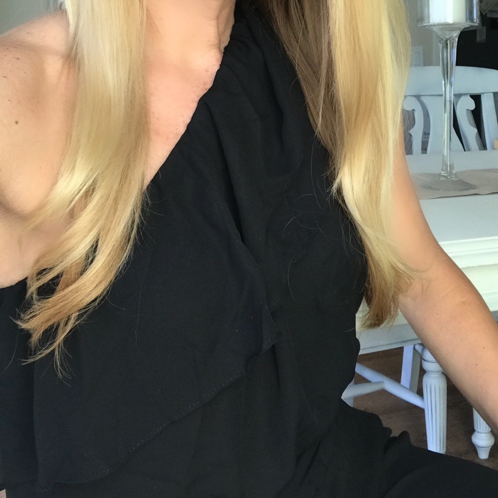 Athena Black Ruffle Jumpsuit🍂 2 Hr Sale 1 Left - Picture 4 of 5