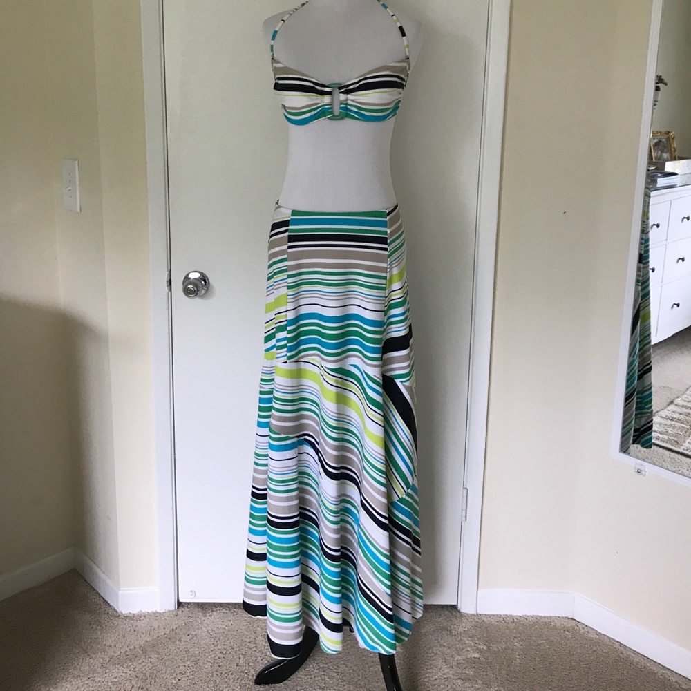 STRIPED SET BIKINI/COVER UP. - Picture 6 of 8
