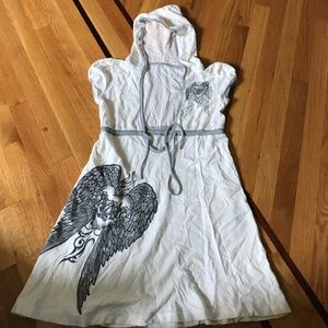Hooded beach dress
