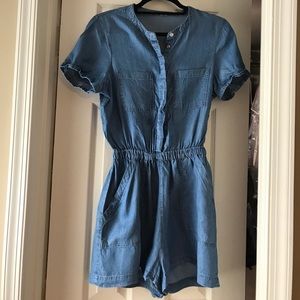 Denim Romper