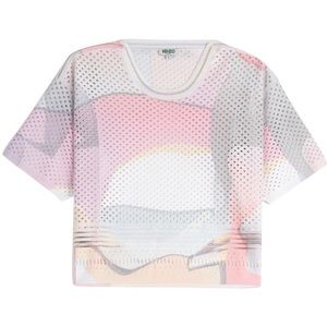 Kenzo Perforated Paper Crop Top