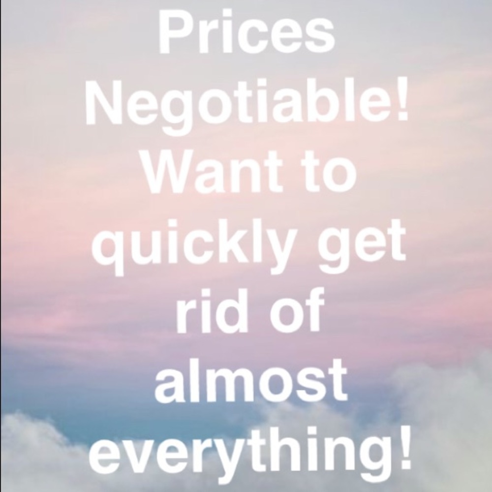 PRICES NEGOTIABLE!!