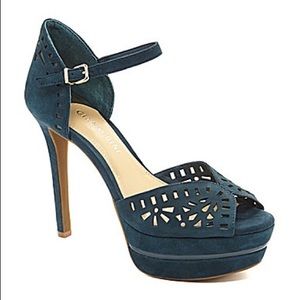 Teal Platform Heel Gianni Bini