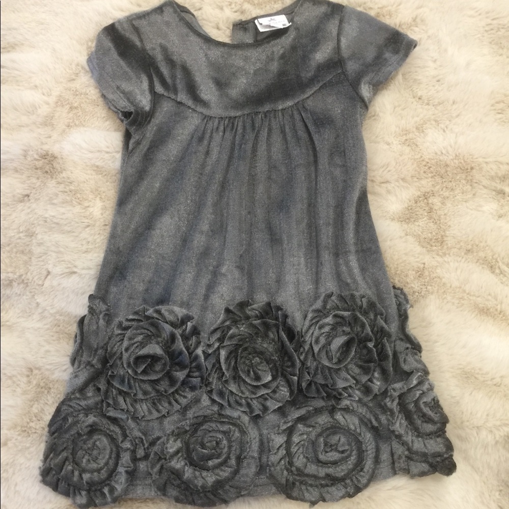 Kids charabia velvet dress
