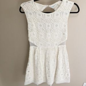 White 'Kimchi Blue' Urban Outfitters Lace Dress