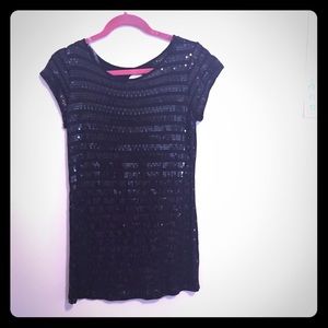 Short sleeve Sequin tunic