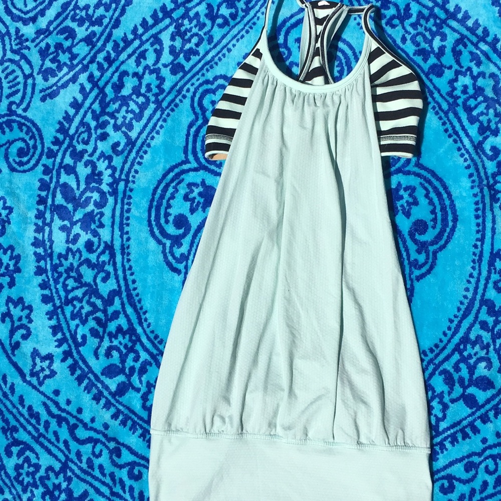 LULU LEMON Sports Bra and Tank Top attached