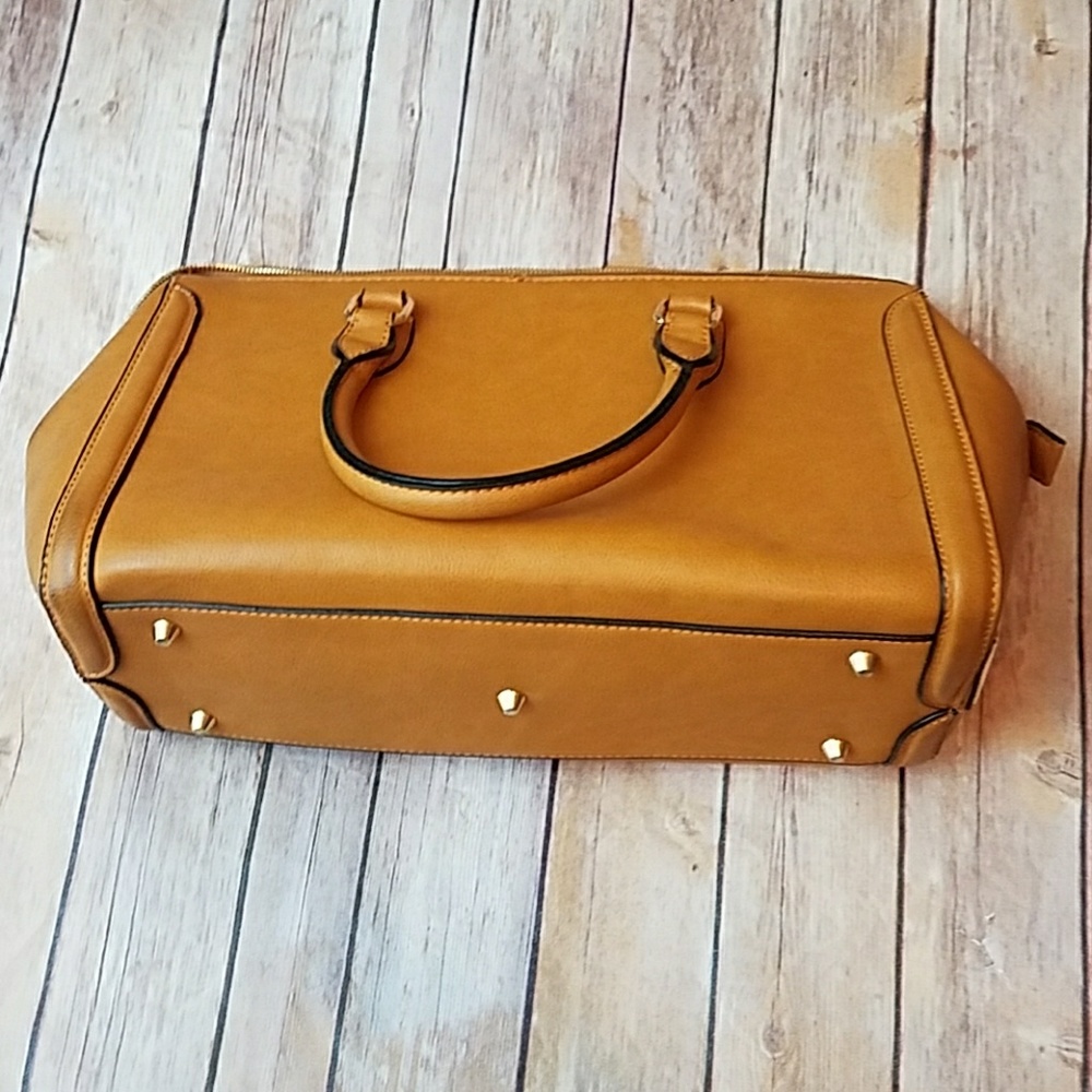 Initials Inc. Signature Gold Satchel