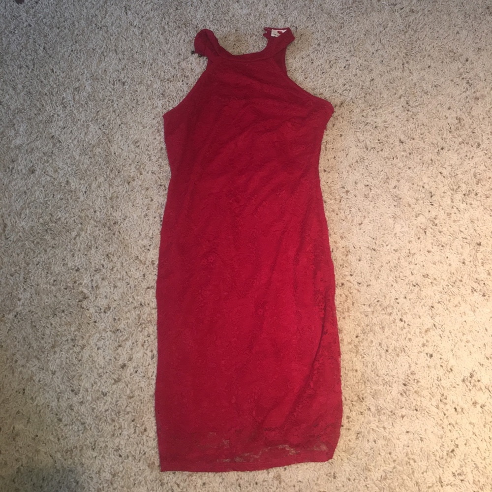 Red dress