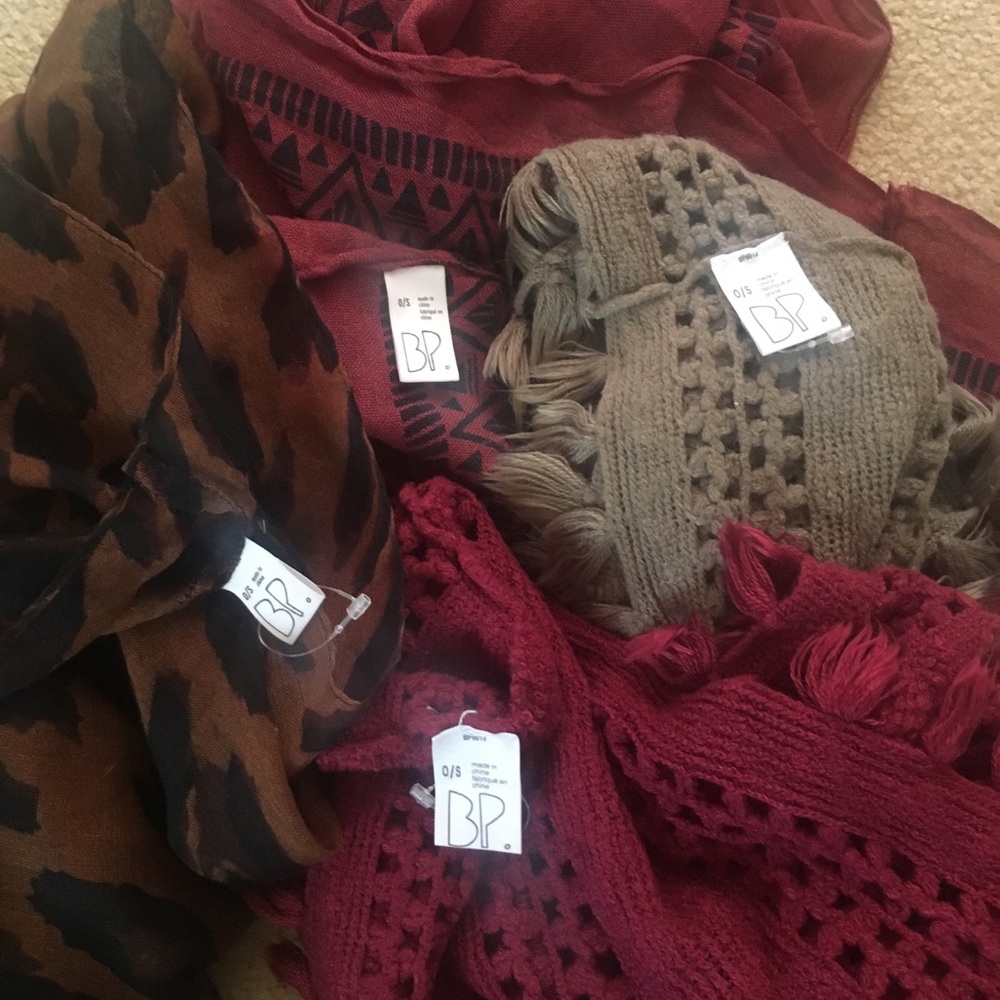 NWT Nordstrom BP infinity scarf bundle