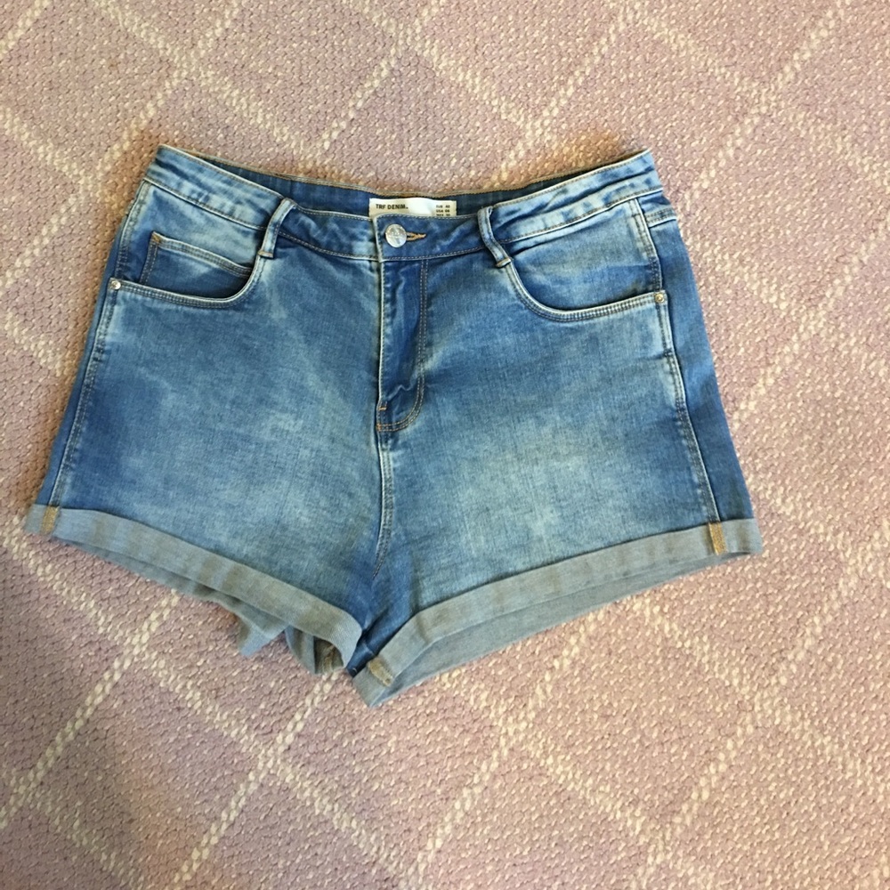 Zara high-waisted shorts