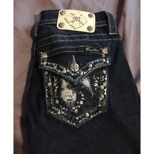 Miss Me brand skinny jeans. Size 27.