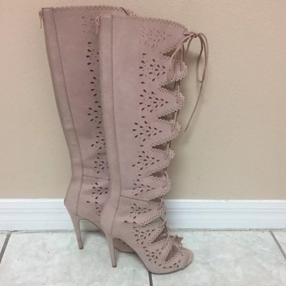 Pink boots
